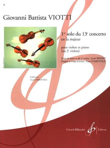 Premier solo du 13e concerto en la majeur Visual
